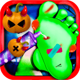 Crazy Halloween Nail Doctor - play Crazy Halloween Nail Doctor img