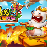 Rabbids Volcano Panic - Play Rabbids Volcano Panic img