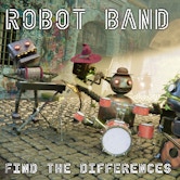 Robot Band - Find the differences - play Robot Band - Find the differences img